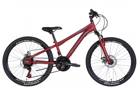 Велосипед Discovery RIDER AM DD 2022 24" XXS червоно-чорний матовий