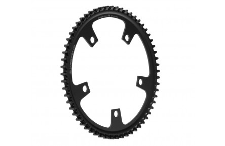 Передняя звезда Gates Carbon Drive CDX Aluminum 60T BCD 130 черный анодированный 60T