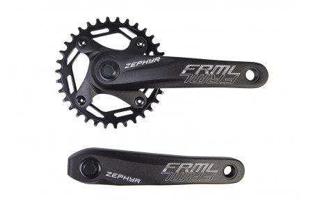 Шатуны HX HX-A024 AL L170мм 34T 3/32" под квадрат (ED)