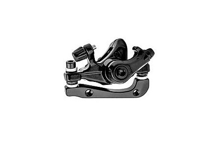 Гальмо задне TW, дискове механічне, з адаптером під 160 мм, чорний