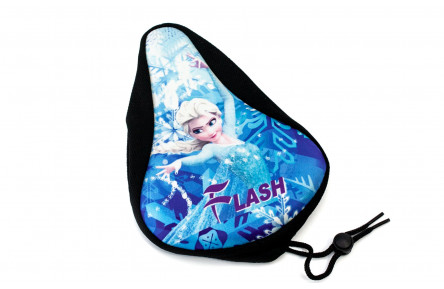 Накладка на дитяче сідло FROZEN із гелевим наповнювачем 200*150mm чорно-блакитна (чорно-блакитний)