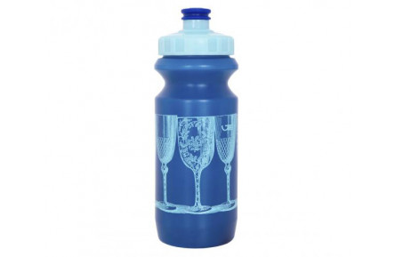 Фляга 0,6 Green Cycle BLUE CUPS з великим соском, blue nipple/blue cap/blue bottle