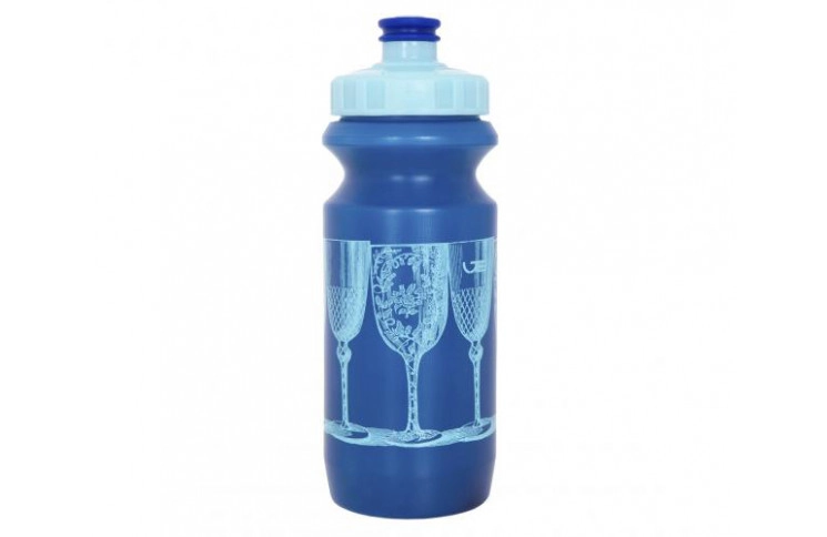 Фляга 0,6 Green Cycle BLUE CUPS с большим соском, blue nipple/ blue cap/ blue bottle