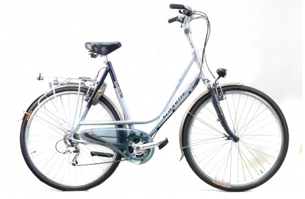 Гібрийдний велосипед Gazelle Medeo 28" XL сріблястий