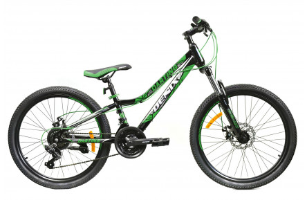 Велосипед Denix Darting DD 24" 11" черно-зеленый мат