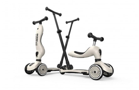 Самокат Scoot and Ride серии Highwaykick-1 Push and Go светло-серый, до 5 лет