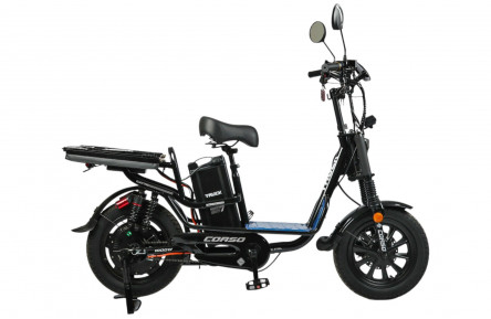 Электровелосипед Corso Truck 16" TR-10723 (1000Вт литиевый 60В 26Ач) черный