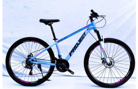 Велосипед Спортивний Corso 27.5" дюймів «Project» C-27151 (1) рама алюмінієва 15’’, обладнання SunRun 21 швидкість, зібран на 75