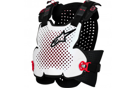 Захист тіла Alpinestars A-4 PLASMA CHEST PROTECTOR BLACK RED WHITE, M/L