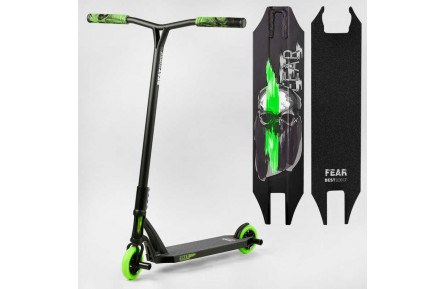 Самокат трюковый МТ-60611 Best Scooter "FEAR", SCS-система, ПЕГИ, алюминий, колеса PU, 115мм, руль 58 см