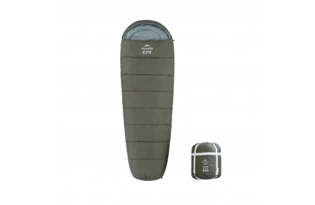 Спальник з капюшоном Naturehike CNK2300SD014 MJ600 Січ, зелений