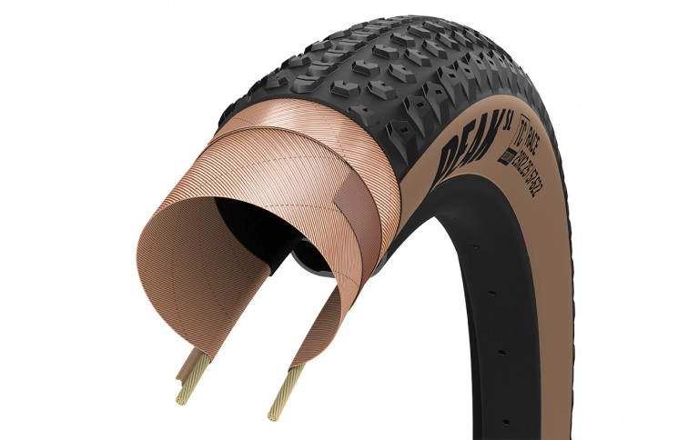 Покришка 29x2.4 (61-622) GoodYear Peak SL Race Tubeless Complete Folding Blk/Tan