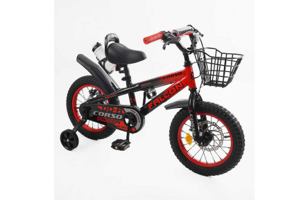 Велосипед 2-х колісний 14" "Corso Falcon" FL-14873 сталь, дод. колеса