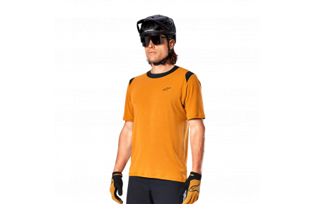 Джерсі Alpinestars A-DURA DRI WOOL SS JERSEY DARK GOLD, XL