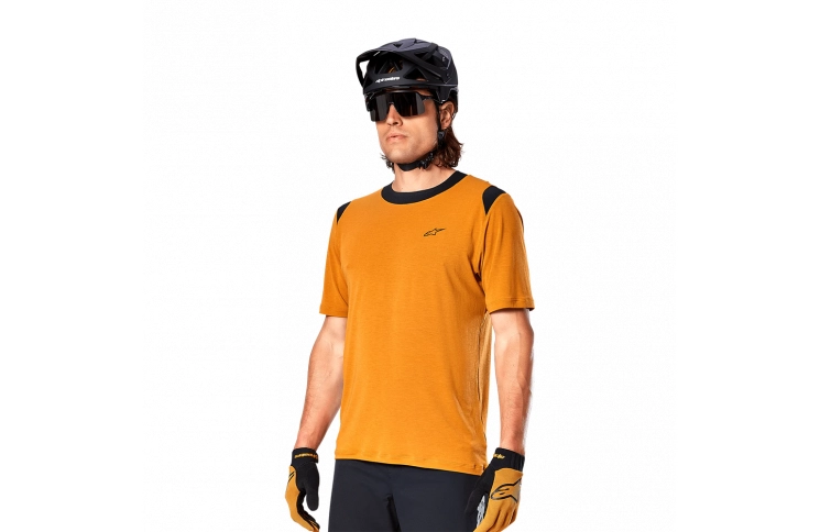 Джерси Alpinestars A-DURA DRI WOOL SS JERSEY DARK GOLD, XXL