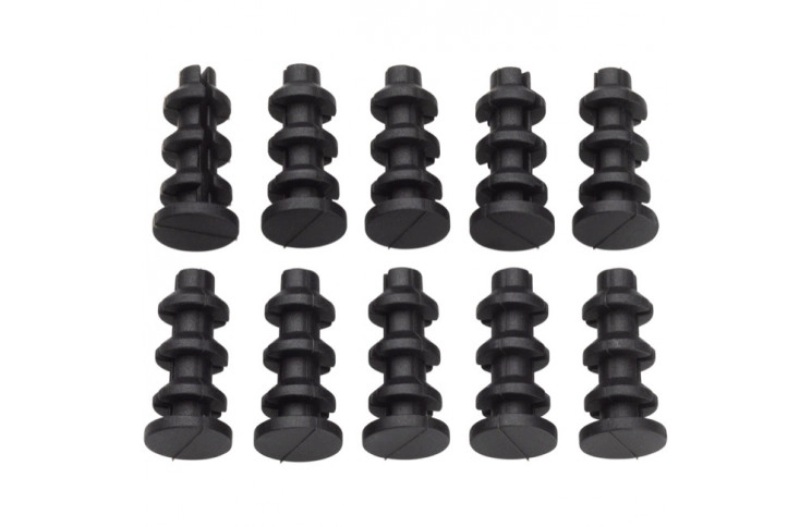 Заглушка и направляющие в раму JAGWIRE CHA166, Close Type (6 to 6,3mm Frame), черные (10шт)