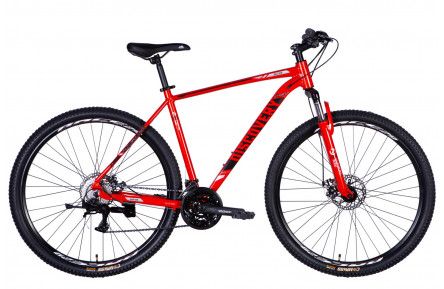 Велосипед Discovery BASTION DD CS AL 29" 21" красно-черный 2025