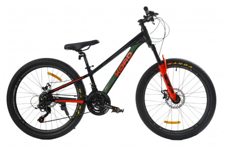 Велоcипед Corso Kord 24" 11" черно-красный