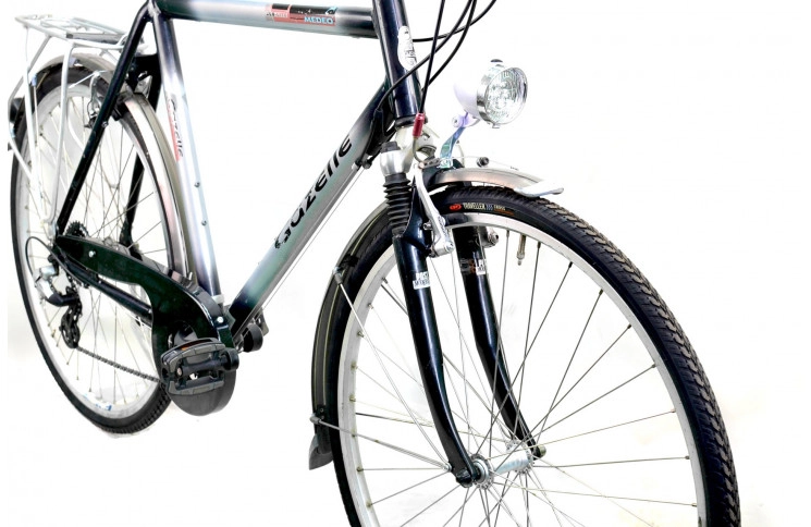 Гібридний велосипед Gazelle Medeo 28" XL чорно-сріблястий Б/В