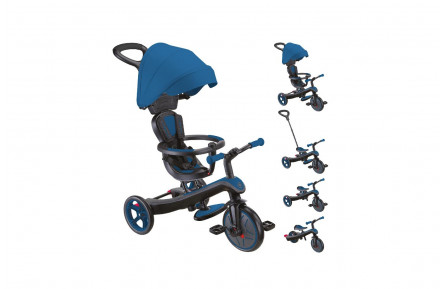 Велосипед детский GLOBBER серии EXPLORER TRIKE 4в1, синий, до 20кг, 3 колеса