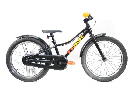 Детский велосипед Trek Precaliber 20" 25 см чёрно-оранжевый