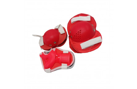 Комплект захисний дитячий MS 0032-2(Red) наколінники, налокітники, зап'ястя