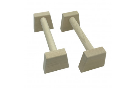 Паралетси, упори для віджимання дерев'яні Wood Gym Push Up NE-WD-30 з бука 30 см 2 шт