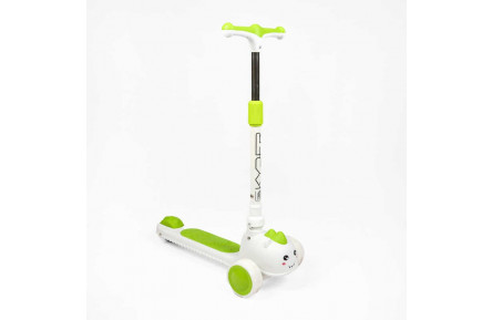 Самокат триколісний "Skyper" R-9708-15 (8) колеса PU 125х40мм зі світлом, музика та підсвічування платформи, кермо складне, в коробці