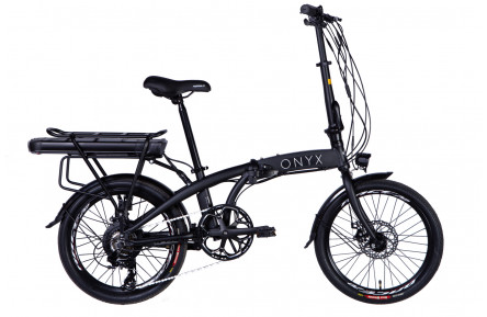 Электровелосипед Dorozhnik eONYX AL 2024 20" 12.5" 48B 12.5А*ч 500Вт черный (матовый)