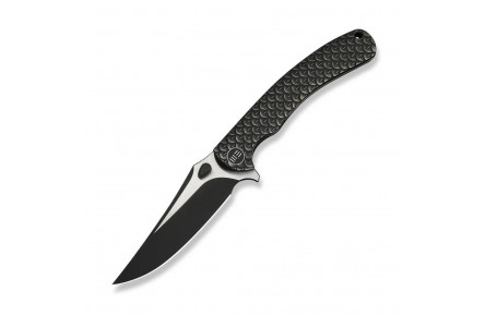 Ніж складаний туристичний Weknife Dracarys, (9.1 см) Böhler M390 / титан 6AL4V чорний