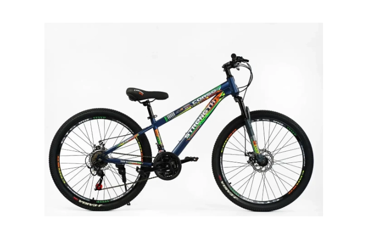 Велосипед Corso Strength ST-26221 26" 13" синій