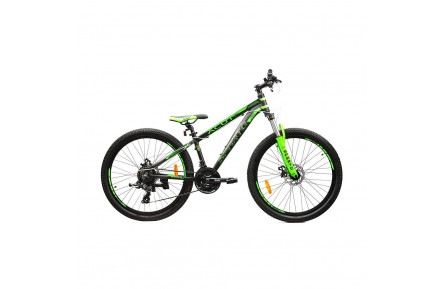 Велосипед 26" Sparto Acute DD (13) 2021, черно-зеленый