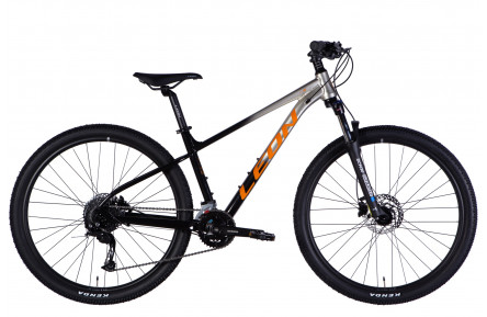 Велосипед AL 27,5" Leon XC 80 HDD рама-16" срiблястий з чорним 2025