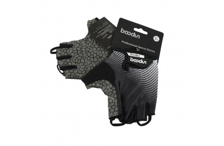 Рукавички велосипедні BEcool BC-1096 чорний XL AM (брендоване пакування)