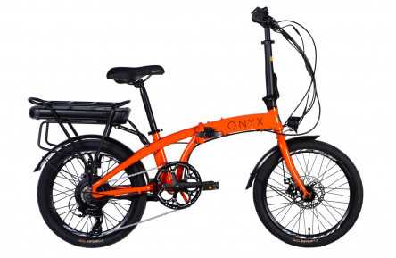 Велосипед с электроприводом Dorozhnik eONYX DD CS 20" AL 11" 36B 12.5А*ч 500Вт оранжевый YS 7421 2025