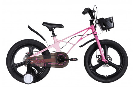 Велосипед MG 18" SPACE KID ANDROMEDA DD рама-10" рожево-малиновий 2026