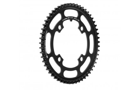 Передня зірка Gates Carbon Drive CDX Expedition алюмінієва 55T, ступінь 104, чорне анодування