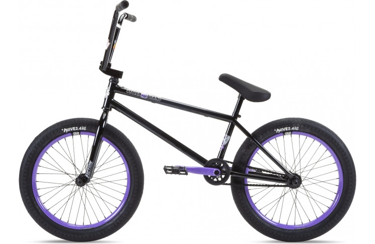 Велосипед 20" Stolen SINNER FC XLT LHD 21.00" 2023 BLACK W/ VIOLET