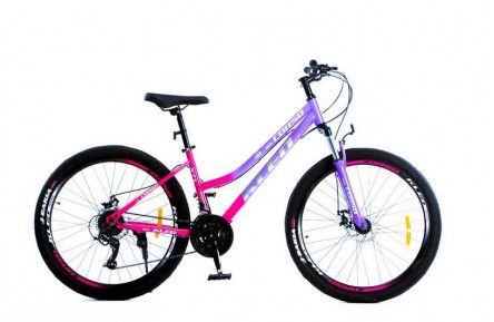 Велосипед Спортивний Corso «KLEO» 26" дюймів KL-26027 (1) рама сталева 15’’, перемикачі SunRun, 21 швидкість, зібран на 75