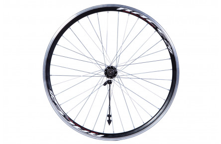 Колесо задн. VLT 26" AL 36H под V-brake WANGZHEN 201RBQ под трещотку черный пром. подшипник 8-9-10 шв