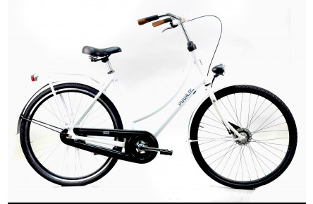 Городской велосипед Puur NL 28" M белый Б/У