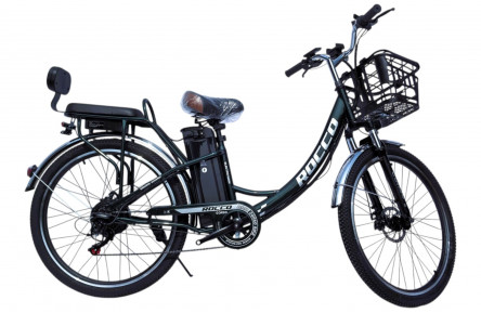 Электровелосипед Corso ROCCO 27.5" RC-27699 (500Вт 48В 20Ач) темно-зеленый