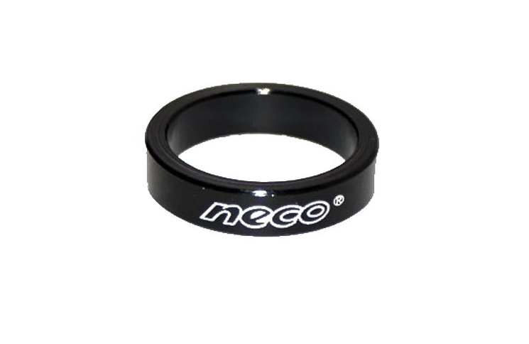 Проставочное кольцо 1-1/8" 10mm NECO черн. 10 шт (черн.) 