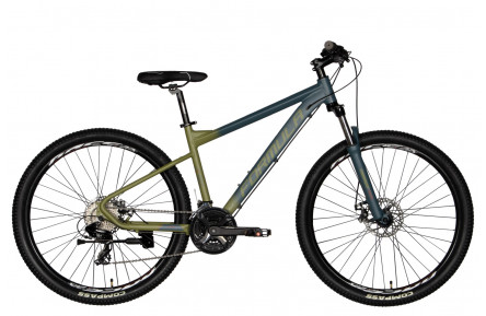 Велосипед AL 27.5" Formula F-1 DD 17" сіро-оливковий (м) 2024 shimano
