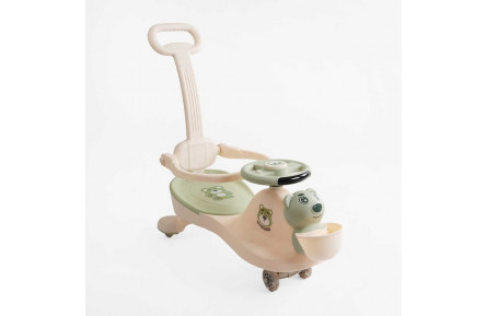 Каталка-толокарь JOY SJ-325-74 колеса PU со светом, музыка и свет, защитный бампер, родительская ручка