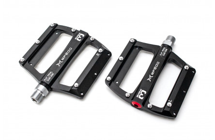Педали Mpeda ALNC-2026 BMX алюм. платформа на 3 пром. подшипные. (черный)