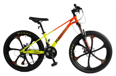 Велоcипед Corso MAGNUM 24" 11" желто-красный