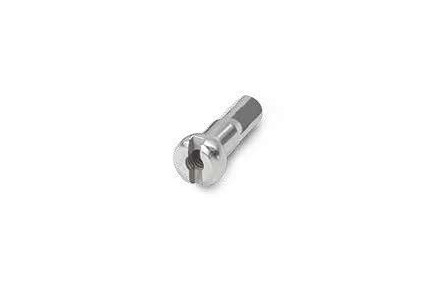 Ніпель Remerx 13G, 14х2,3 мм, латунь, сріблястий (100 шт.)