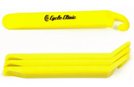 Бортувальні лопатки Author CC TL8 жовті, жорсткий пластик, набір з 3 шт.