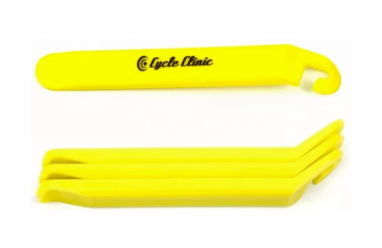 Бортувальні лопатки Author CC TL8 жовті, жорсткий пластик, набір з 3 шт.